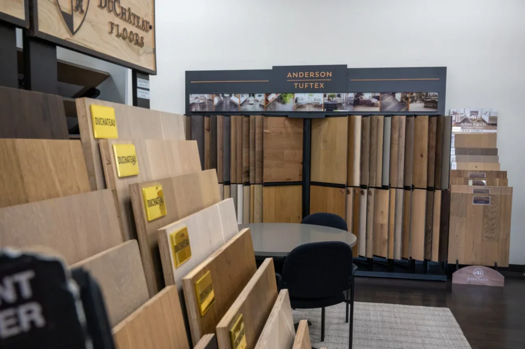 Product samples at showroom | DeHaan Tile & Floor Covering
